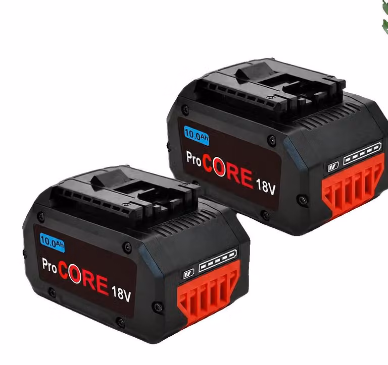 Batteria ricaricabile, capacità 10,0 Ah, compatibile con utensili elettrici, confezione da 2 batterie da 10 Ah, 18V