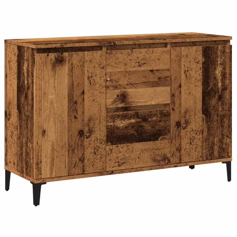Credenza Legno Antico 102x35x70 cm in Legno Multistrato