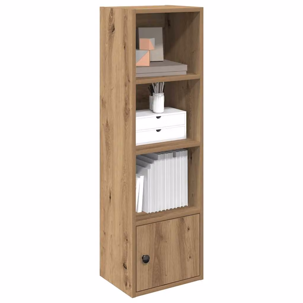 Libreria da parete moderna vidaXL in legno e MDF marrone L 31 cm, P 24 cm, H 102 cm