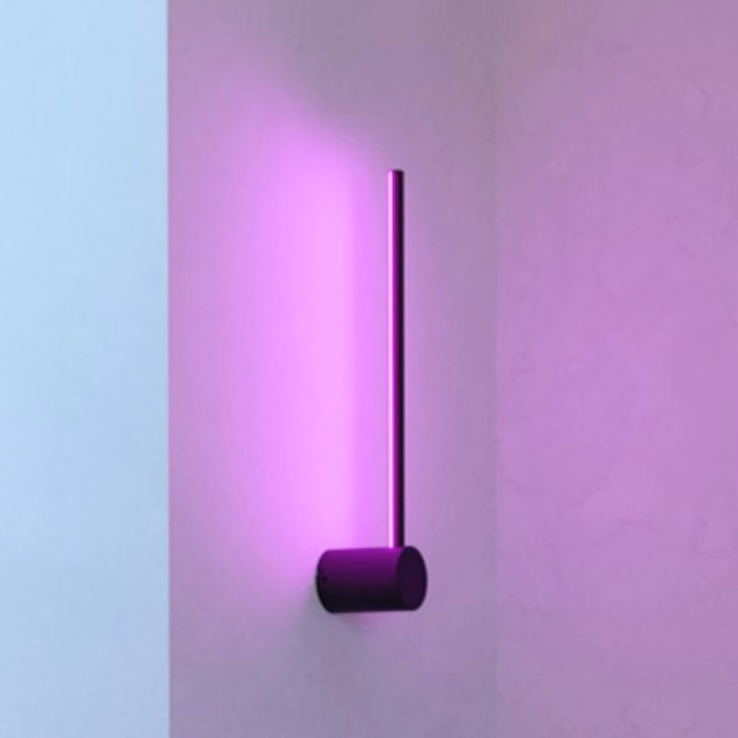 EGLO connect FLATRON-Z, applique a LED smart, nera, 48 cm dimmerabile, Nero, Soggiorno / Sala da pranzo, Metallo, Applique