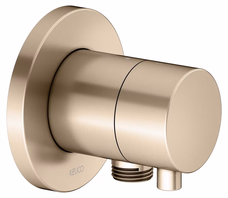 KEUCO IXMO Vanne d'inversion à encastrer 2 consommateurs, raccord de flexible avec poignée Comfort, sans arrêt, rosace ronde, 59556031101, 59556031101