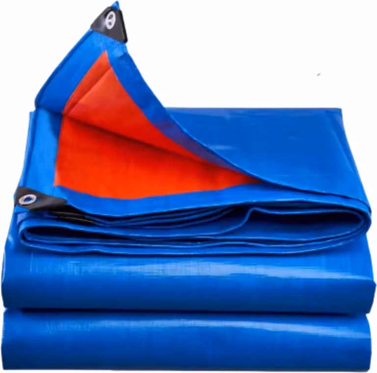 Telone in PE Tavien – 180 g/m² – Impermeabile – Resistente alle intemperie – Per mobili da giardino, auto, barche e cantieri – 300 × 400 cm – Blu