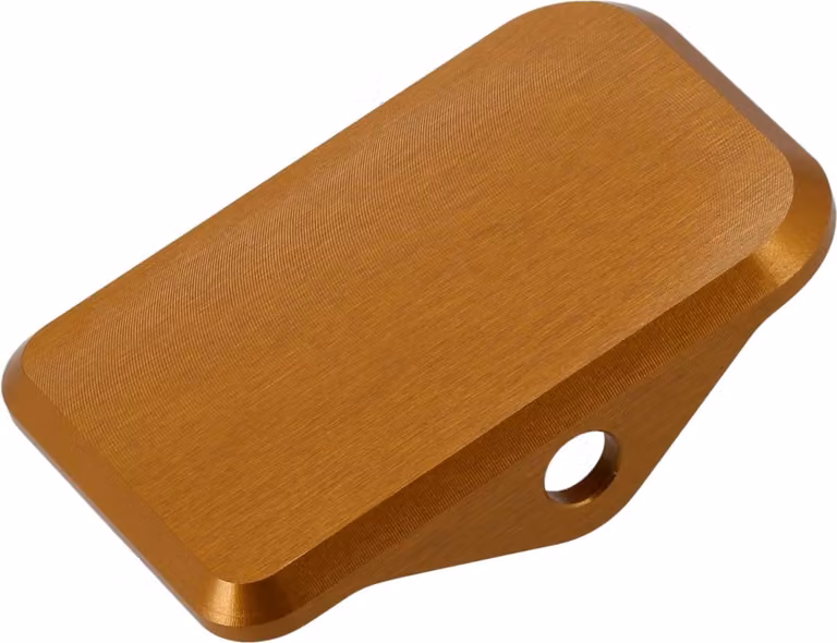 CNC Blind Cap Copertura Back Cuscinetto In Alluminio, Oro Anodizzato - Per Simson S51, S70, S53, S83, SR50, SR80
