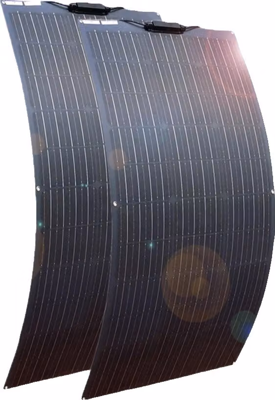 Kit di pannelli solari flessibili, tasso di conversione efficiente del 24%, design leggero e portatile, kit solare da 200W