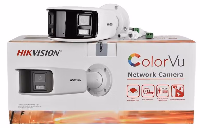 Telecamera IP, 8MP, doppia lente, audio bidirezionale, colore bianco, colore bianco