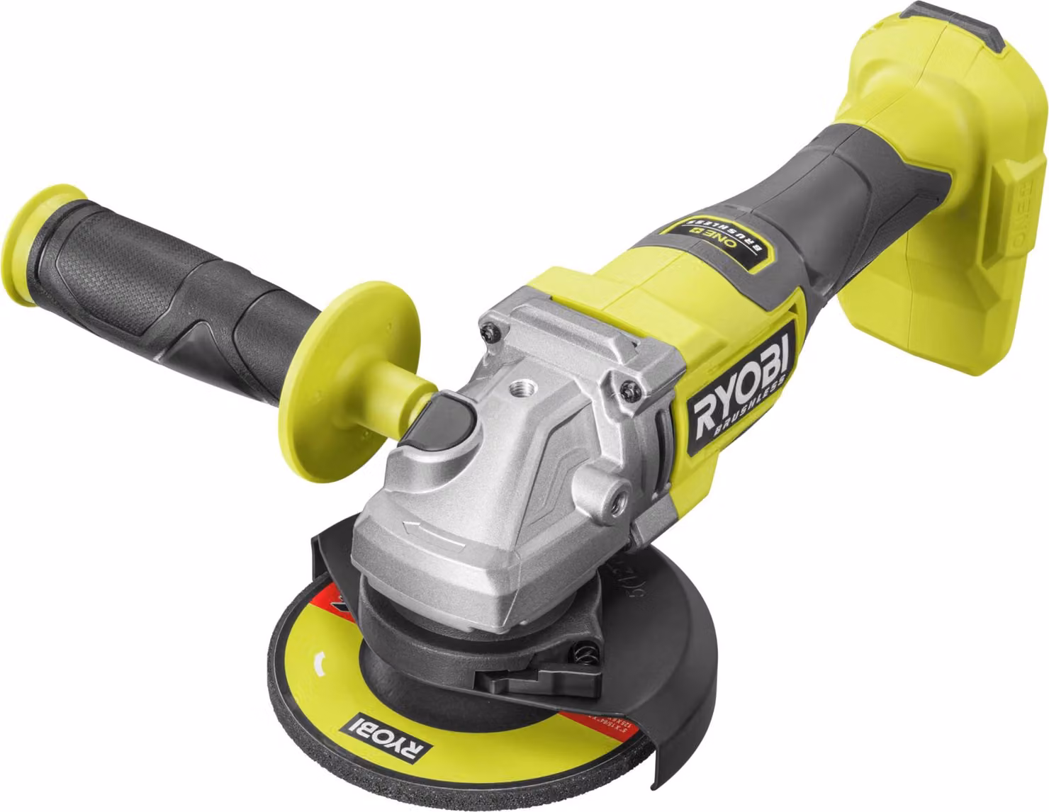 Angle Grinder - RYOBI - Brushless - 18V - Diam. 125 mm - 8.000-9.200 rpm - 2-in-1 grinding/cutting housing