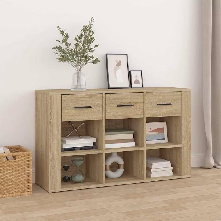 Credenza vidaXL in Rovere Sonoma, L 100 cm x P 30 cm x H 59,5 cm
