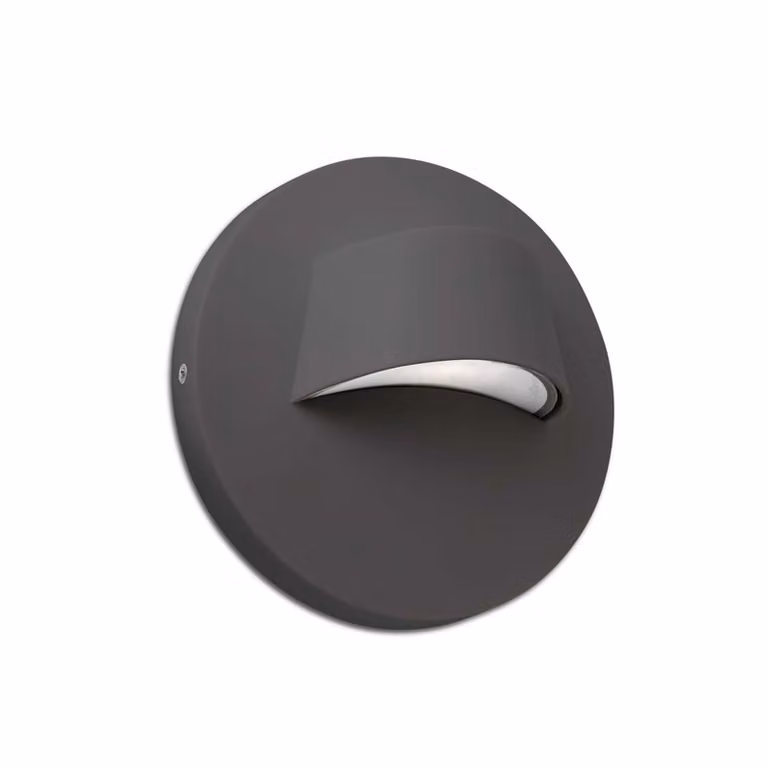 Lampada da parete a LED per esterni BROW 3000K IP44 grigio scuro