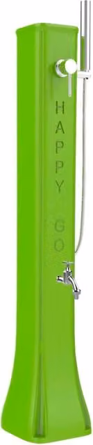 Mini Doccia Solare da Giardino Lavapiedi Miscelatore e Doccetta Mobile Arkema Happy Go Verde chiaro