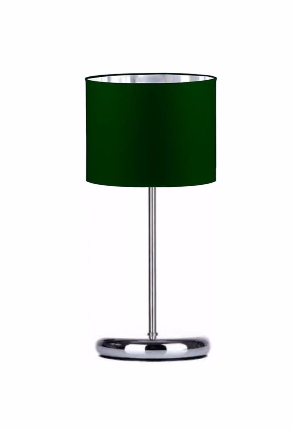 Lampada da tavolo verde-argento lampada velour vintage moderna E27 lampada di design a 1 luce N230-GL1-GN