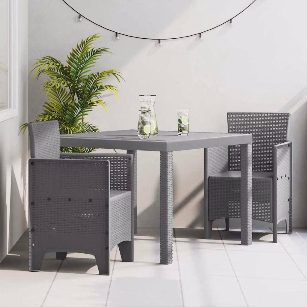 Maison Exclusive - 3 pezzi, grigio scuro