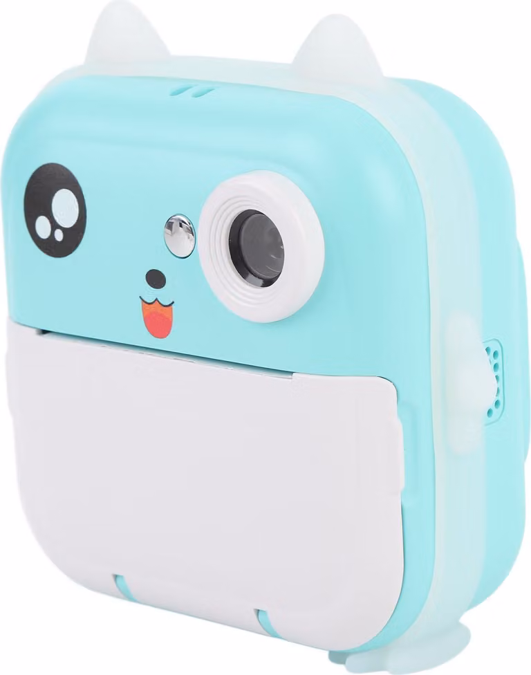 fotocamera a stampa istantanea 1080P con carta, selfie da 48 MP, stampa termica digitale, batteria da 800 mAh per la fotografia di viaggio, verde
