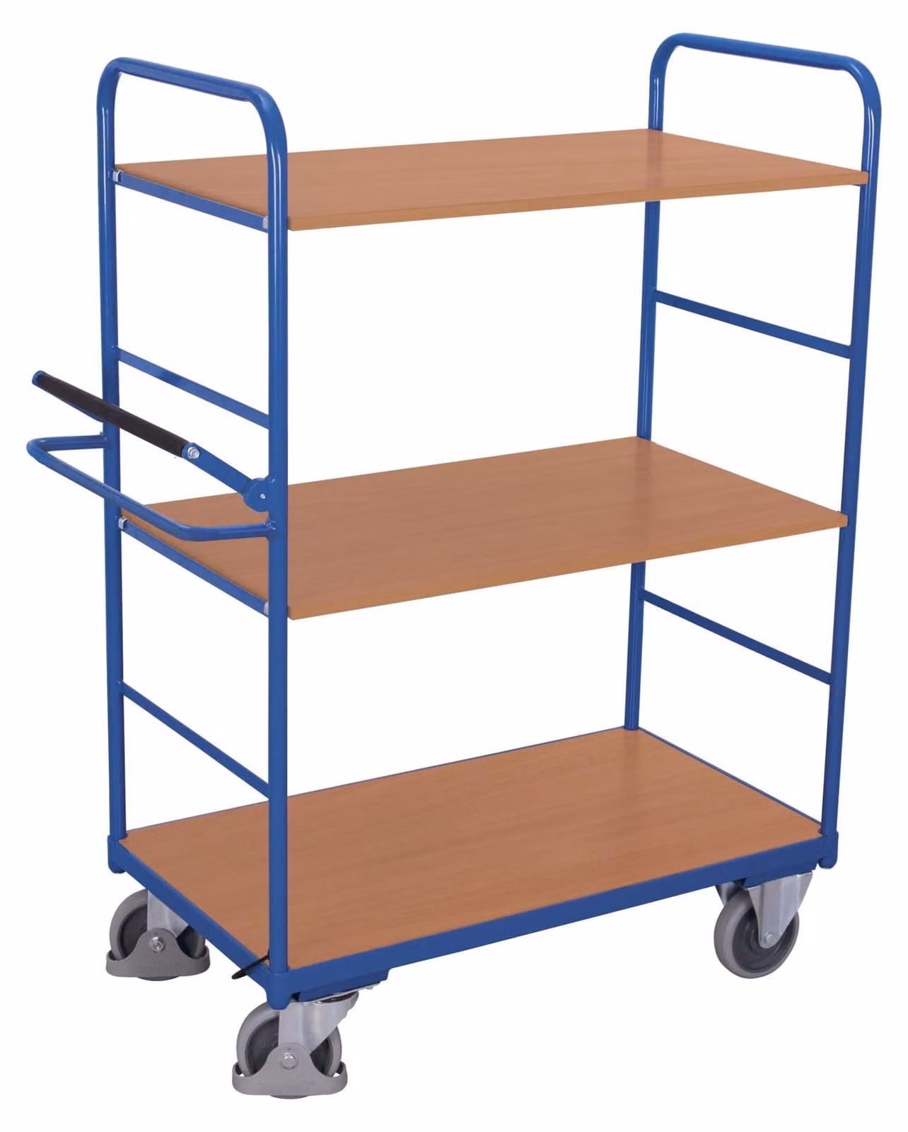 Carrello elevato con freno di sicurezza