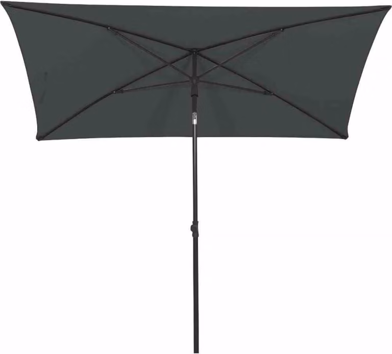 SIENA GARDEN Ombrellone a palo centro città antracite/grigio 140x210cm
