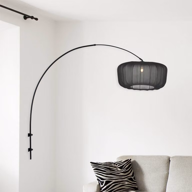 Steinhauer Applique da parete Sparkled Light, Nero, Soggiorno / Sala da pranzo, Metallo, Moderno, Applique