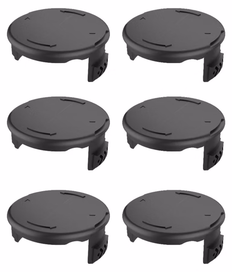 INF Tappi per Bobina Decespugliatore (6 pezzi) - Copertura Bobina in ABS, compatibile con Bosch F016800569 F016800385, Sostituzione Diretta F016F04557