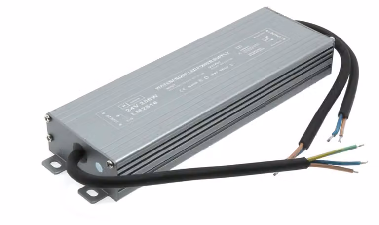 Alimentatore LED da 250 W, 12 V DC, grado di protezione IP65, colore bianco