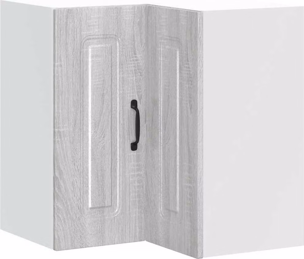 Pensile da Cucina ad Angolo Kalmar Grigio Sonoma in Truciolato