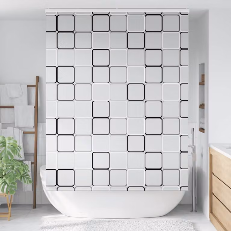 vidaXL Tenda a Rullo Doccia Cassonetto 160x240 cm Larghezza Tessuto
