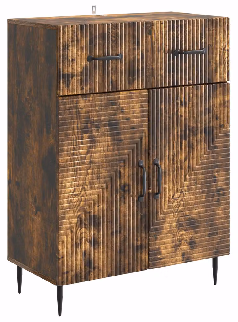 Credenza Rovere Fumo 66 x 34,5 x 89,5 cm Legno ingegnerizzato