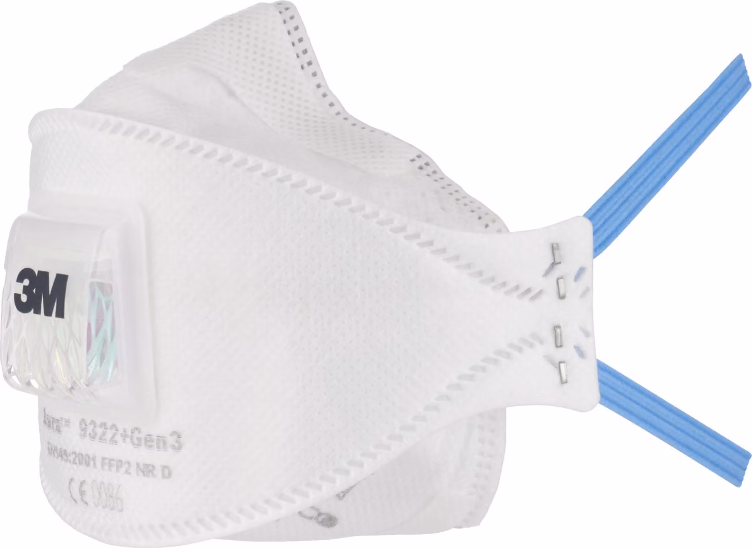 Maschera antiparticolato Aura 9322C2 bianco 2 pezzi