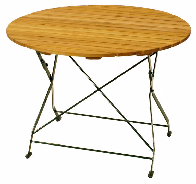 Tavolino pieghevole Kurgarten 100 cm verde