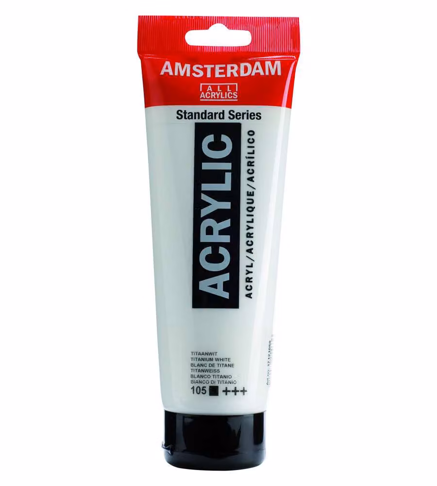 Amsterdam Acrylic 250 ml Bianco Titanio