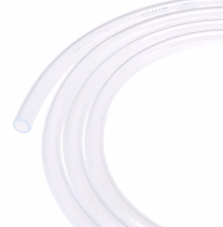 Tubo in PVC trasparente, 6x8 mm, 1 metro, flessibile