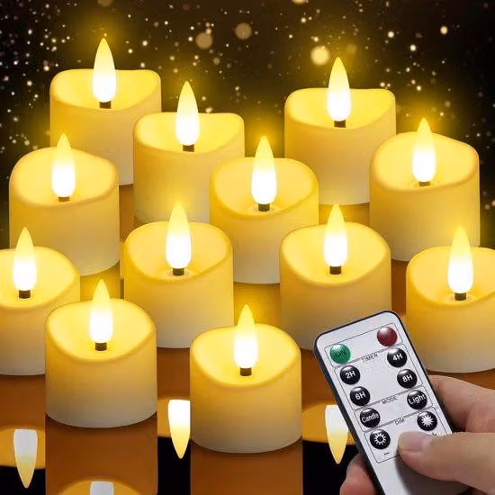 Ghirlande luminose a LED con telecomando - 12 pezzi, perfette per matrimoni, feste e decorazioni per il salotto