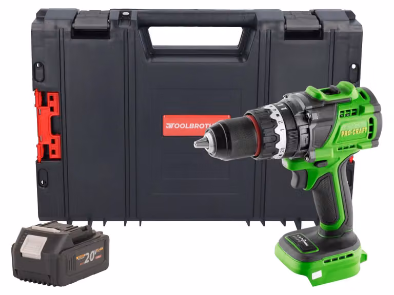 Avvitatore a percussione a batteria Procraft PA18ProBL-BB 20 V 180 Nm Brushless + 1x batteria 4,0 Ah + valigetta RHINO - senza caricabatteria