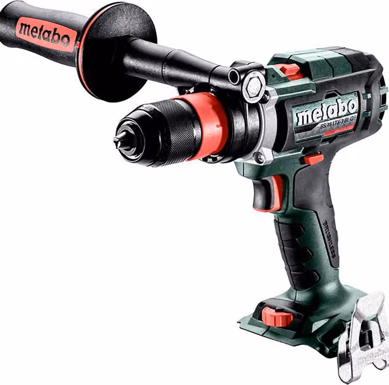 Metabo Akku-Bohrschrauber BS 18 LTX-3 BL Q I (ohne Akku, mit Zusatzhandgriff)