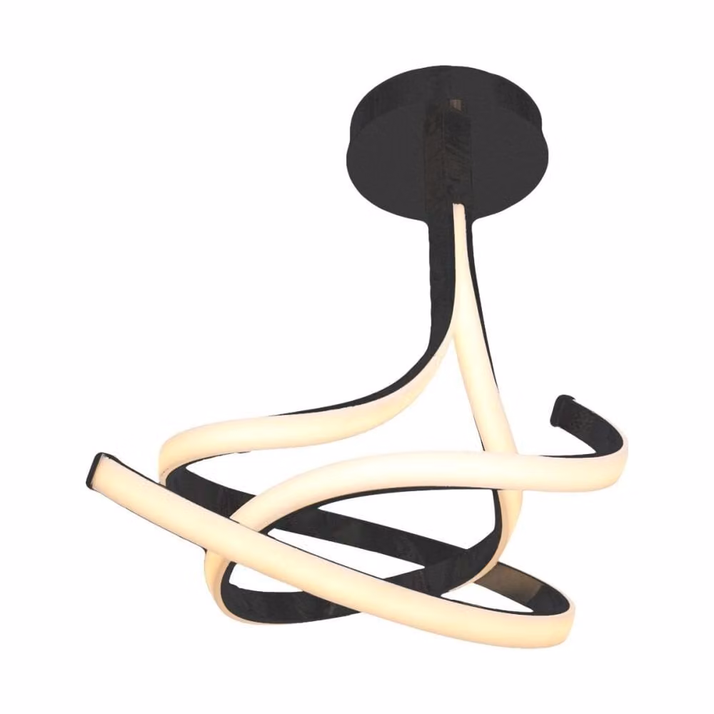 Lampada da soffitto a LED VISO 45W 3825 lm in alluminio bianco e nero, dimensioni: 60x70x60 cm, IP20, Zuma Line