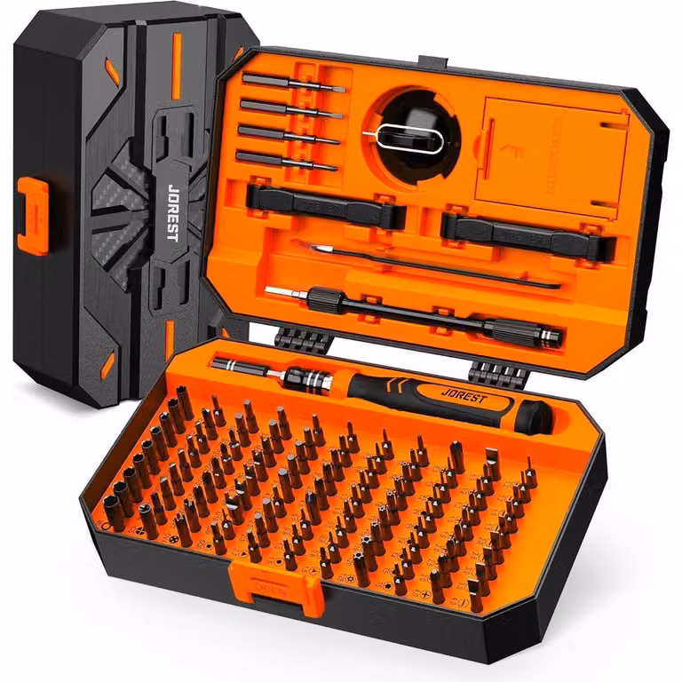 Set di cacciaviti mini per elettronica di precisione, 115 pezzi, kit di strumenti per la riparazione di PC, laptop, smartphone, console di gioco e occhiali