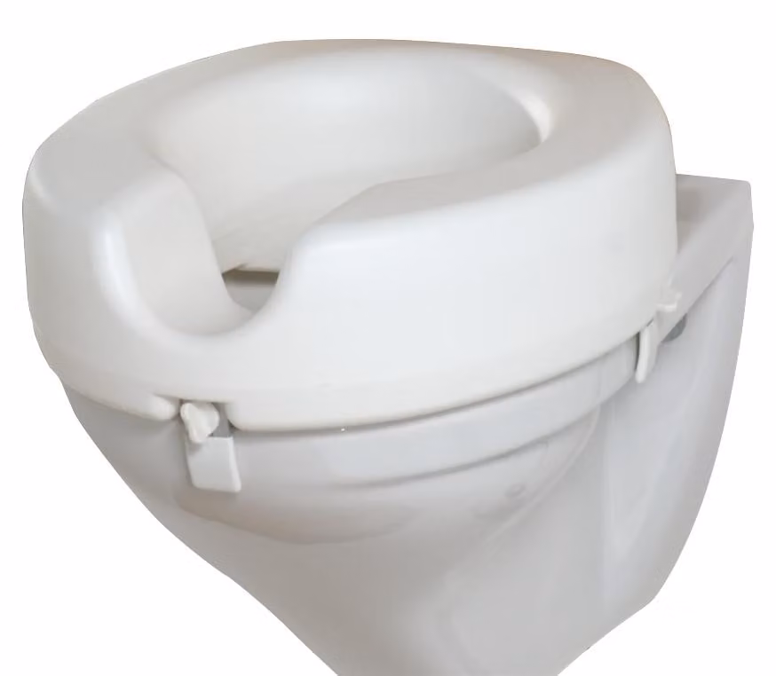 WENKO Sedile del WC Elevazione del sedile del WC Coperchio comfort Senior SECURA