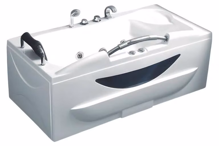 Whirlpool Blubberbad Hydromassagewanne Spa-Bad Whirlwanne 170x88 cm