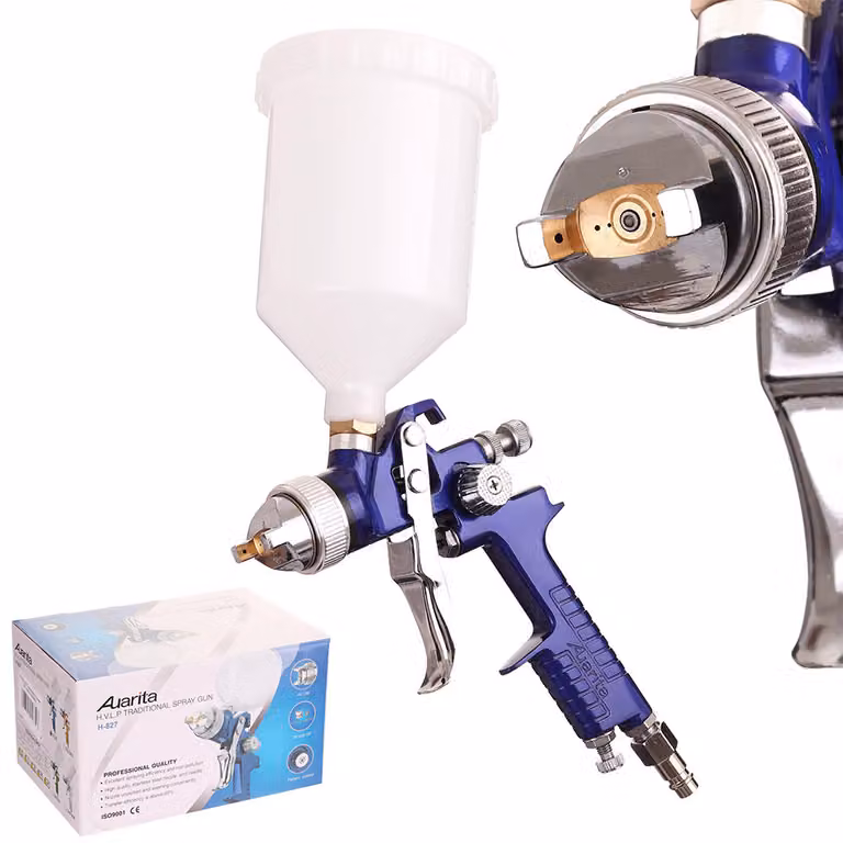 Pistola a spruzzo Auarita H-827 HVLP blu 1,3 mm