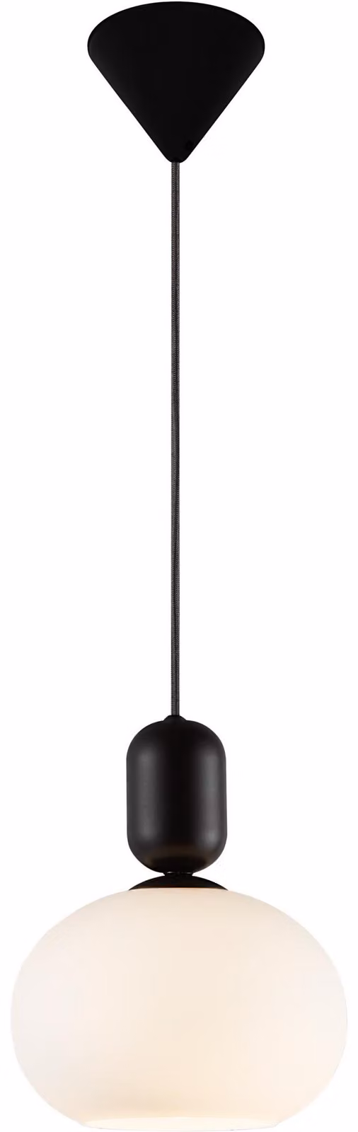 Lampada a sospensione Notti Lampada a sospensione Ø 20 cm bianco / nero