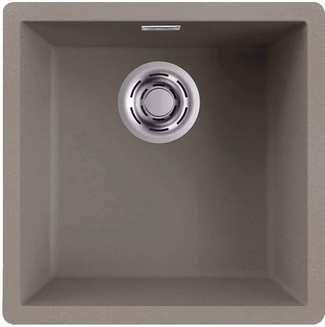 Lavello Elleci Incasso 1 vasca 45,6x45,6 Zen 102 Keratek Plus Grigio Dove Grey LKZ10293