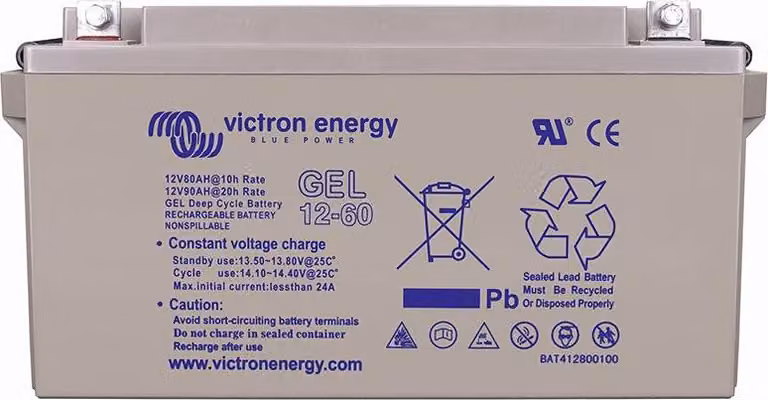 12V/60Ah Gel Deep Cycle Batt.