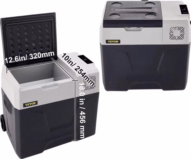 Frigorifero portatile per auto, diverse opzioni di capacità, compatibilità elettrica versatile, 50 L