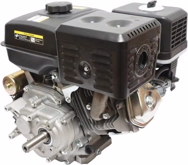 Motore a Scoppio 13 CV 389cc, Motore a Benzina 4 Tempi con Albero Ø 25 mm, Avviamento Elettrico e Avviamento Strappo Breckner Germany