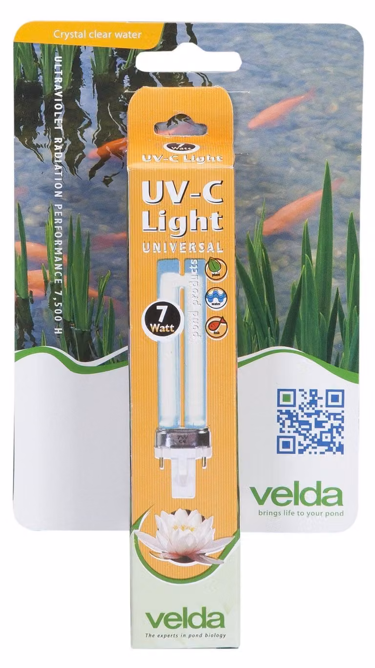 Lampada UVC 7Watt G23 lampada di ricambio per chiarificatore d'acqua per laghetto