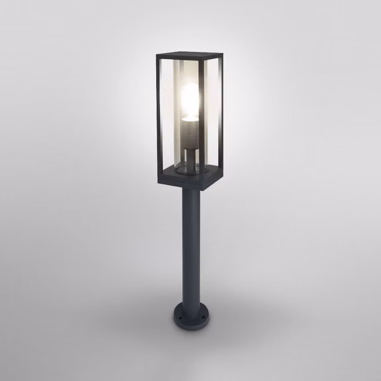 OSRAM Lampioncino da giardino ENDURA CLASSIC FRAME, dimmerabile, Alluminio / Grigio / Zincato, Alluminio, Moderno, Lampada da esterni