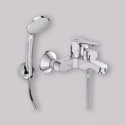 MISCELATORE VASCA ALPHA Cromo + Set doccetta