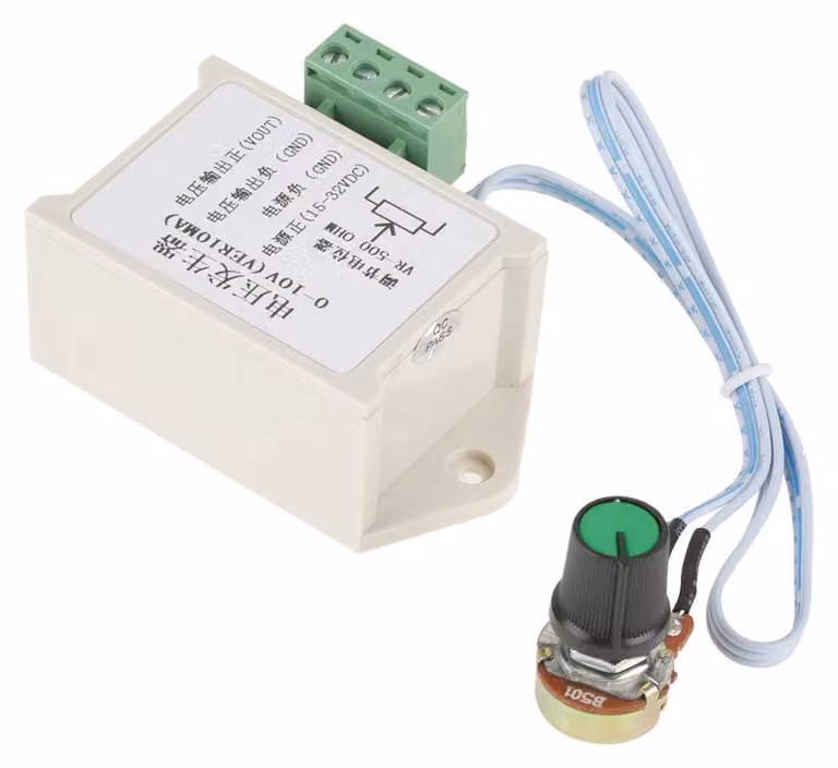 Generatore di segnali 0-10 V, 10 mA, regolabile, per PLC/MCU