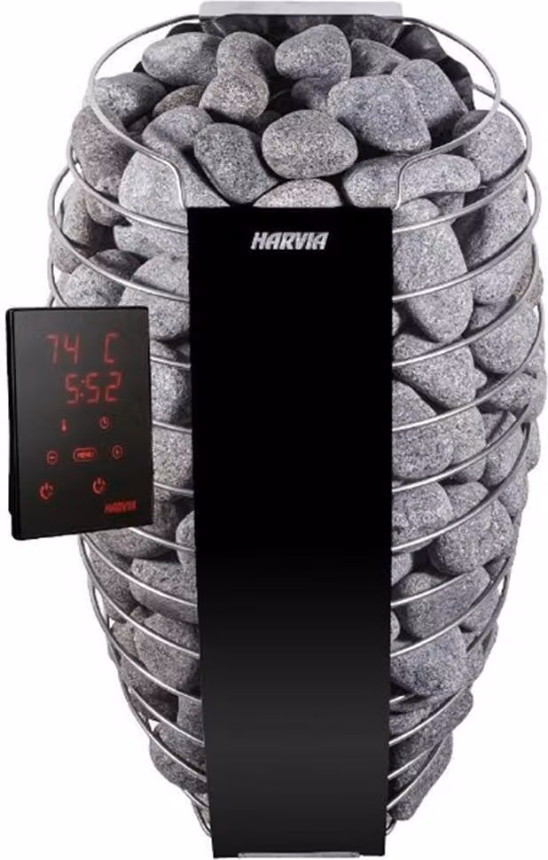 Stufa per sauna Harvia Spirit 6,0 kW | con comando esterno Xenio con Wi-Fi | HSP604MXW