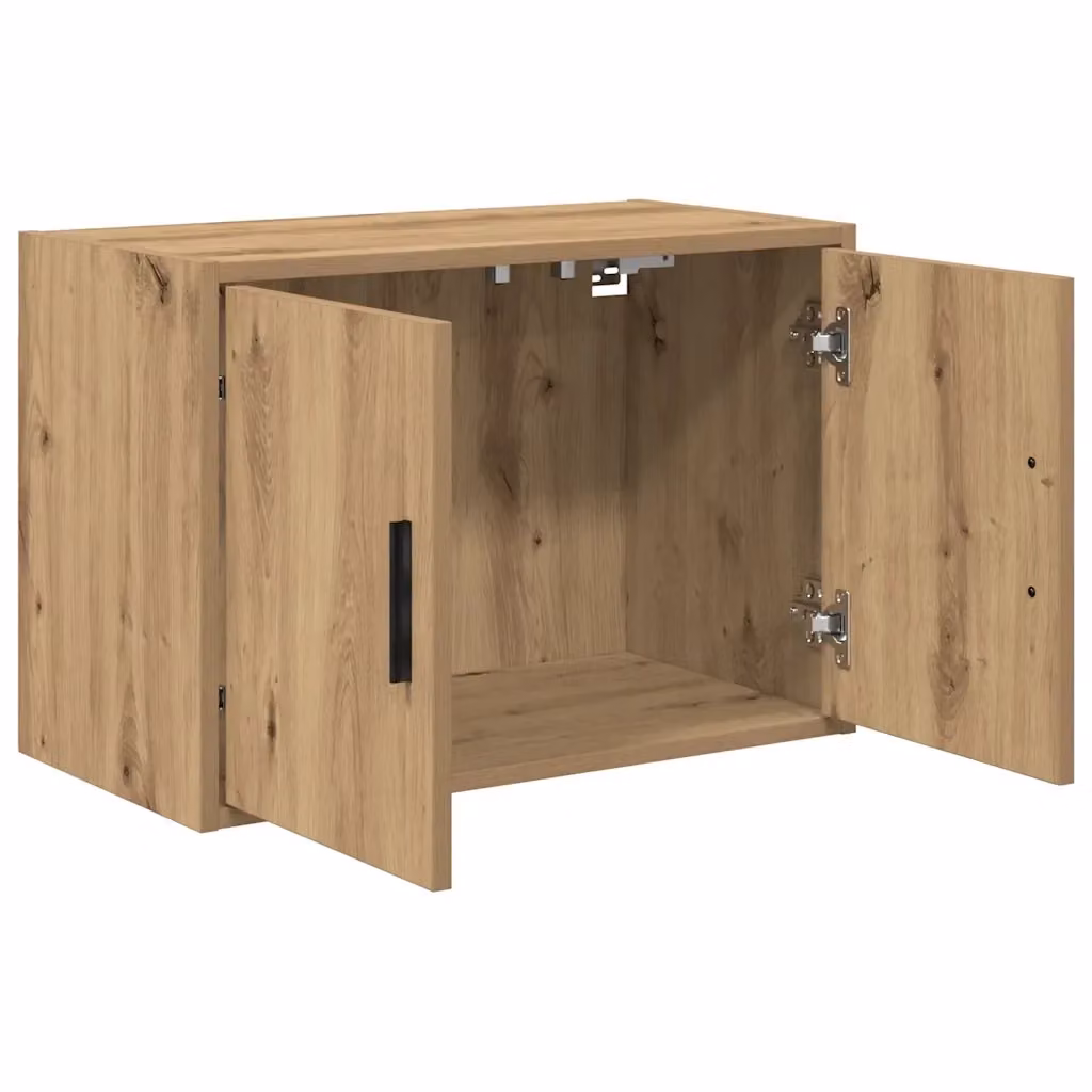 Set di 2 armadietti da parete HELLOSHOP26 in legno color rovere, L: 60 cm, P: 30 cm, H: 41 cm – 2