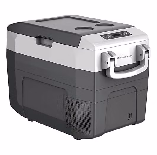 Frigorifero Portatile Melchioni Family Glaciale 40 Grey, Capacità 37 l, L: 44,7 cm, A: 75,2 cm, P: 56,3 cm