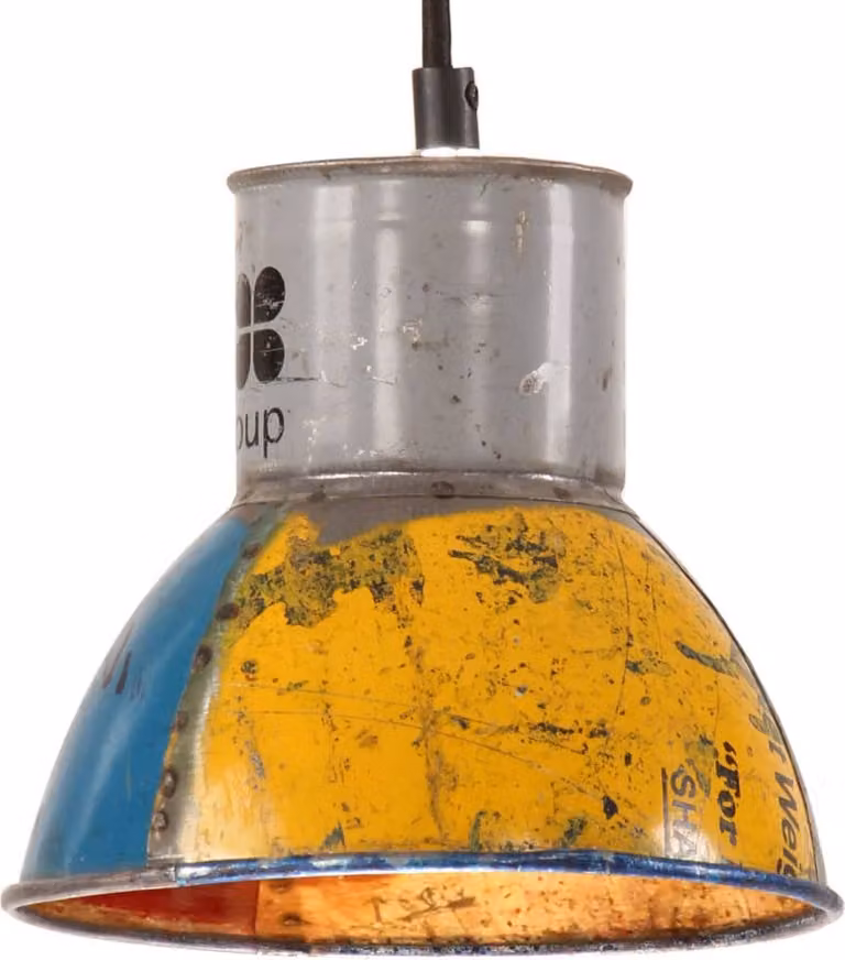 Lampada Sospesa Industriale 25 W Multicolore Rotonda 17 cm E27