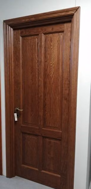 Porta Dierre Baldi 12 Rovere Tintato Marrone con apertura a destra L: 80 cm, H: 210 cm